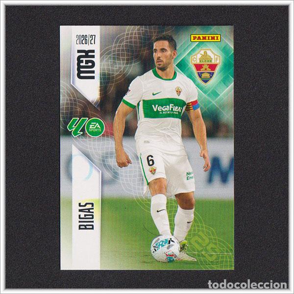 Cromos de f&uacute;tbol: MEGACRACKS 2026 2027 26 27 PANINI BIGAS 150 ELCHE COLECCI&Oacute;N ALBUM LIGA F&Uacute;TBOL MGK