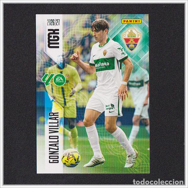 Cromos de f&uacute;tbol: MEGACRACKS 2026 2027 26 27 PANINI GONZALO VILLAR 154 ELCHE COLECCI&Oacute;N ALBUM LIGA F&Uacute;TBOL MGK