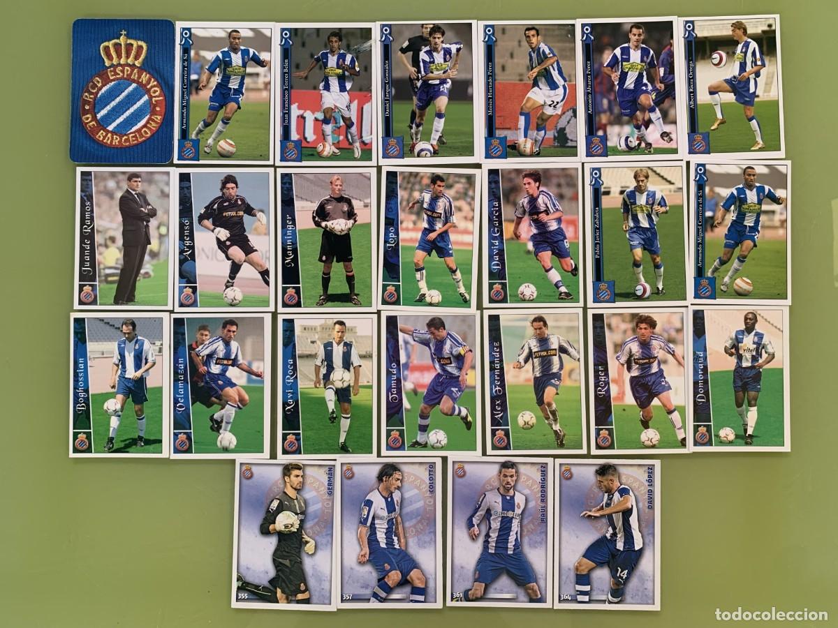 Cromos de f&uacute;tbol: LOTE DE CROMOS DEL REAL CLUB DEPORTIVO ESPA&Ntilde;OL