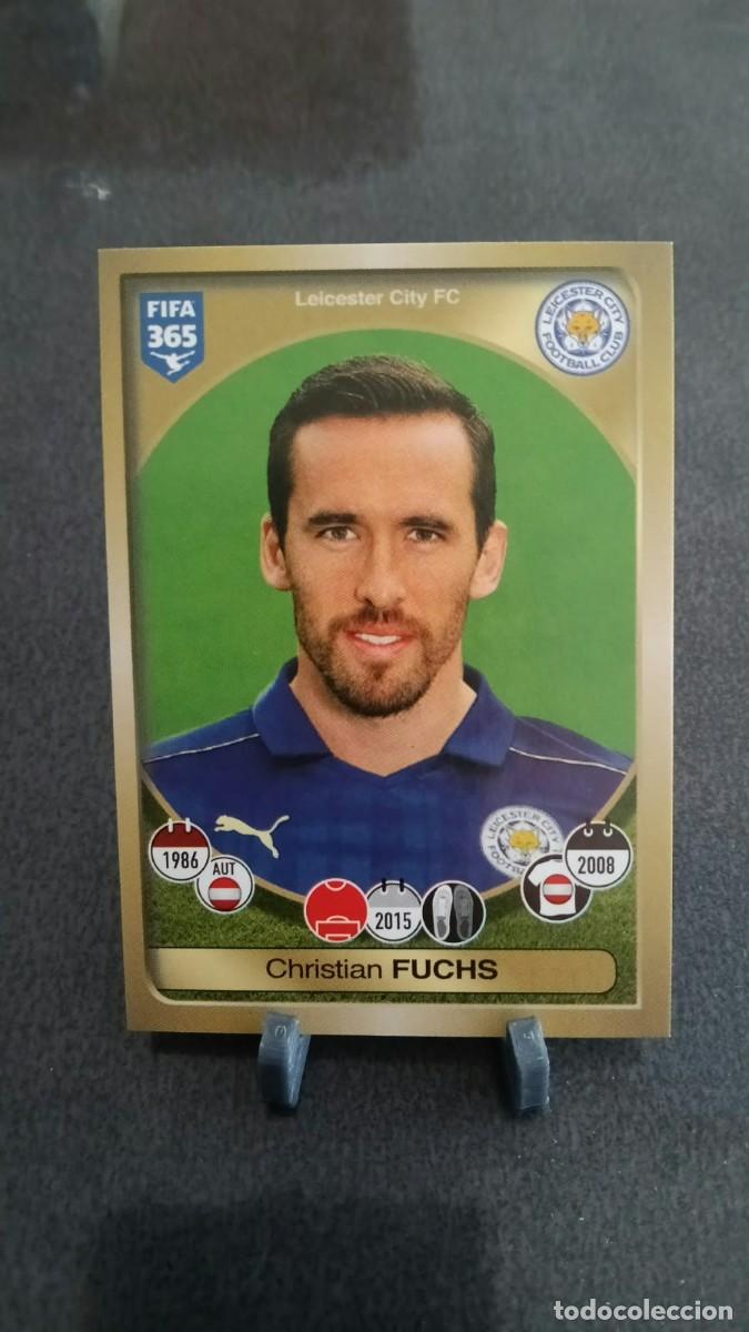 Cromos de f&uacute;tbol: Fuchs 123 Leicester 2016 2017 Fifa 365 Sin Pegar