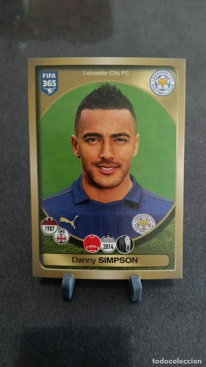 Cromos de f&uacute;tbol: Simpson 126 Leicester 2016 2017 Fifa 365 Sin Pegar