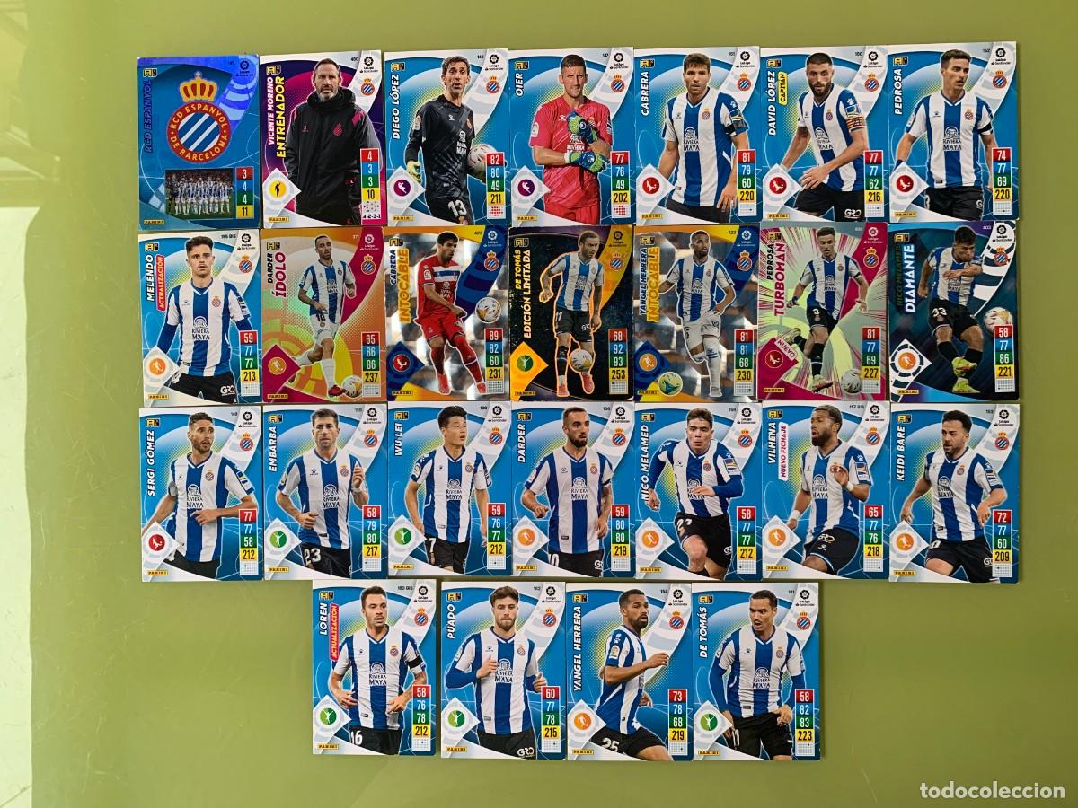Cromos de f&uacute;tbol: LOTE DE CROMOS DEL REAL CLUB DEPORTIVO ESPA&Ntilde;OL