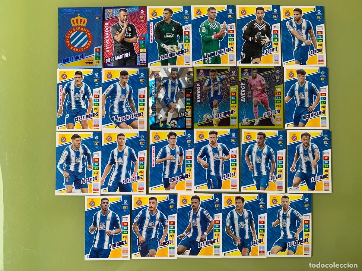 Cromos de f&uacute;tbol: LOTE DE CROMOS DEL REAL CLUB DEPORTIVO ESPA&Ntilde;OL
