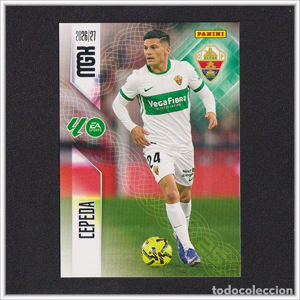 Cromos de f&uacute;tbol: MEGACRACKS 2026 2027 26 27 PANINI CEPEDA 162 ELCHE COLECCI&Oacute;N ALBUM LIGA F&Uacute;TBOL MGK