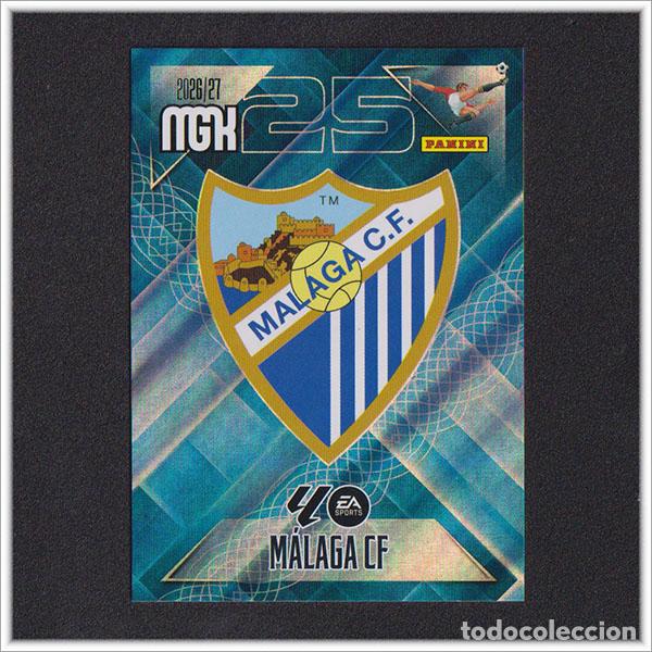 Cromos de f&uacute;tbol: MEGACRACKS 2026 2027 26 27 PANINI ESCUDO 235 M&Aacute;LAGA COLECCI&Oacute;N ALBUM LIGA F&Uacute;TBOL MGK