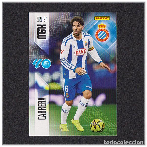 Cromos de f&uacute;tbol: MEGACRACKS 2026 2027 26 27 PANINI CABRERA 169 ESPANYOL COLECCI&Oacute;N ALBUM LIGA F&Uacute;TBOL MGK