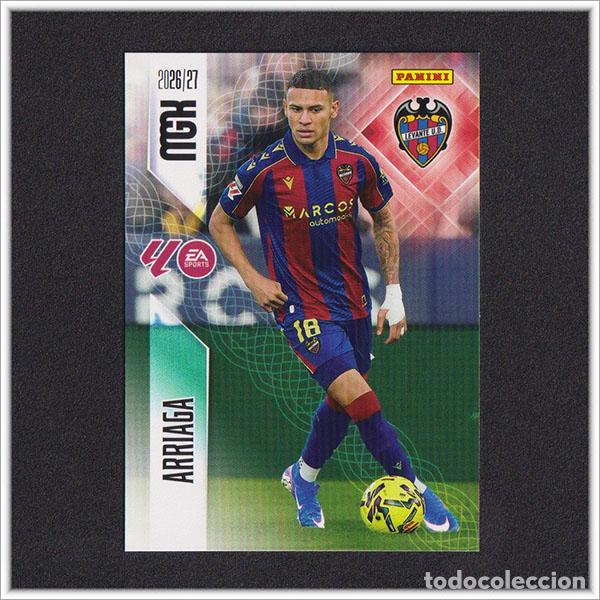 Cromos de f&uacute;tbol: MEGACRACKS 2026 2027 26 27 PANINI ARRIAGA 208 LEVANTE COLECCI&Oacute;N ALBUM LIGA F&Uacute;TBOL MGK