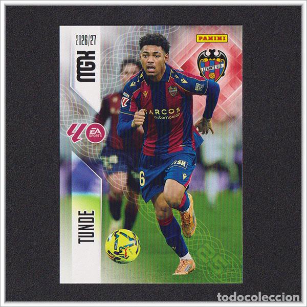 Cromos de f&uacute;tbol: MEGACRACKS 2026 2027 26 27 PANINI TUNDE 212 LEVANTE COLECCI&Oacute;N ALBUM LIGA F&Uacute;TBOL MGK