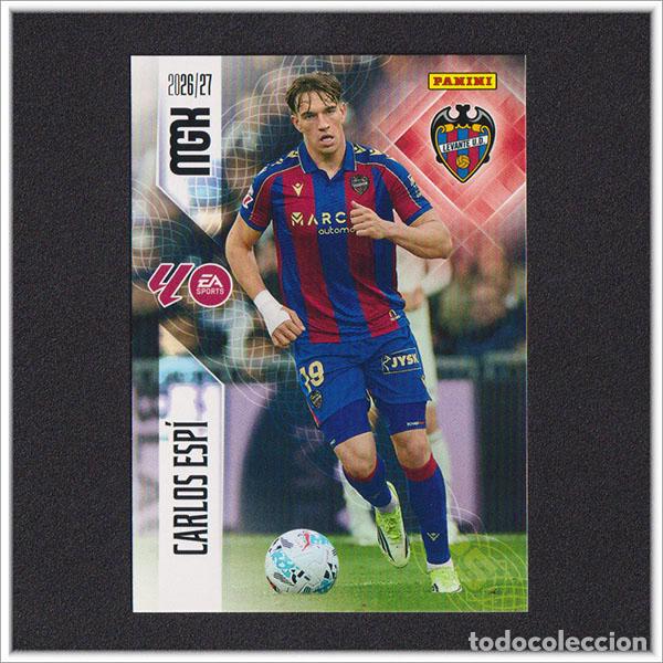 Cromos de f&uacute;tbol: MEGACRACKS 2026 2027 26 27 PANINI CARLOS ESPI 215 LEVANTE COLECCI&Oacute;N ALBUM LIGA F&Uacute;TBOL MGK