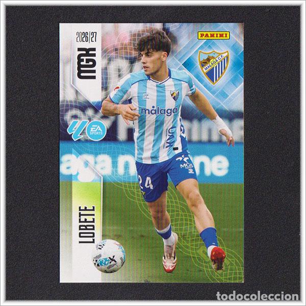 Cromos de f&uacute;tbol: MEGACRACKS 2026 2027 26 27 PANINI LOBETE 249 M&Aacute;LAGA COLECCI&Oacute;N ALBUM LIGA F&Uacute;TBOL MGK