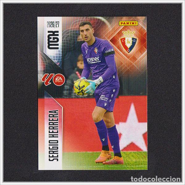 Cromos de f&uacute;tbol: MEGACRACKS 2026 2027 26 27 PANINI SERGIO HERRERA 254 OSASUNA COLECCI&Oacute;N ALBUM LIGA F&Uacute;TBOL MGK