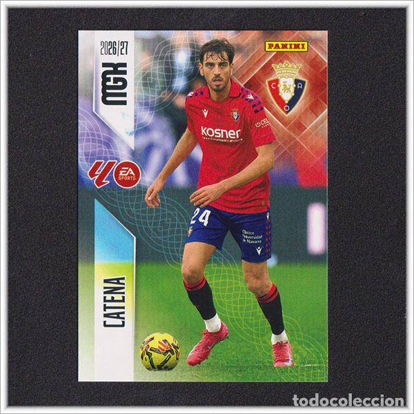 Cromos de f&uacute;tbol: MEGACRACKS 2026 2027 26 27 PANINI CATENA 258 OSASUNA COLECCI&Oacute;N ALBUM LIGA F&Uacute;TBOL MGK