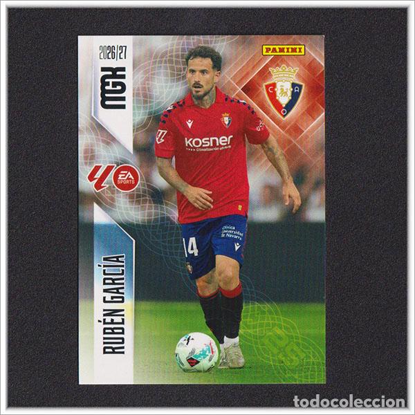 Cromos de f&uacute;tbol: MEGACRACKS 2026 2027 26 27 PANINI RUBEN GARC&Iacute;A 265 OSASUNA COLECCI&Oacute;N ALBUM LIGA F&Uacute;TBOL MGK