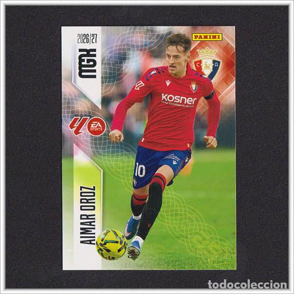 Cromos de f&uacute;tbol: MEGACRACKS 2026 2027 26 27 PANINI AIMAR OROZ 266 OSASUNA COLECCI&Oacute;N ALBUM LIGA F&Uacute;TBOL MGK