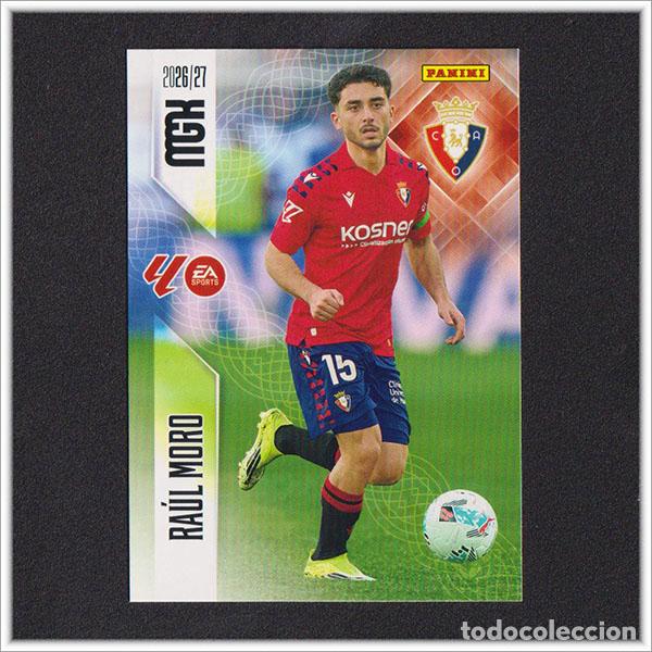 Cromos de f&uacute;tbol: MEGACRACKS 2026 2027 26 27 PANINI RAUL MORO 267 OSASUNA COLECCI&Oacute;N ALBUM LIGA F&Uacute;TBOL MGK