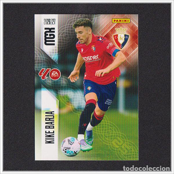 Cromos de f&uacute;tbol: MEGACRACKS 2026 2027 26 27 PANINI KIKE BARJA 268 OSASUNA COLECCI&Oacute;N ALBUM LIGA F&Uacute;TBOL MGK