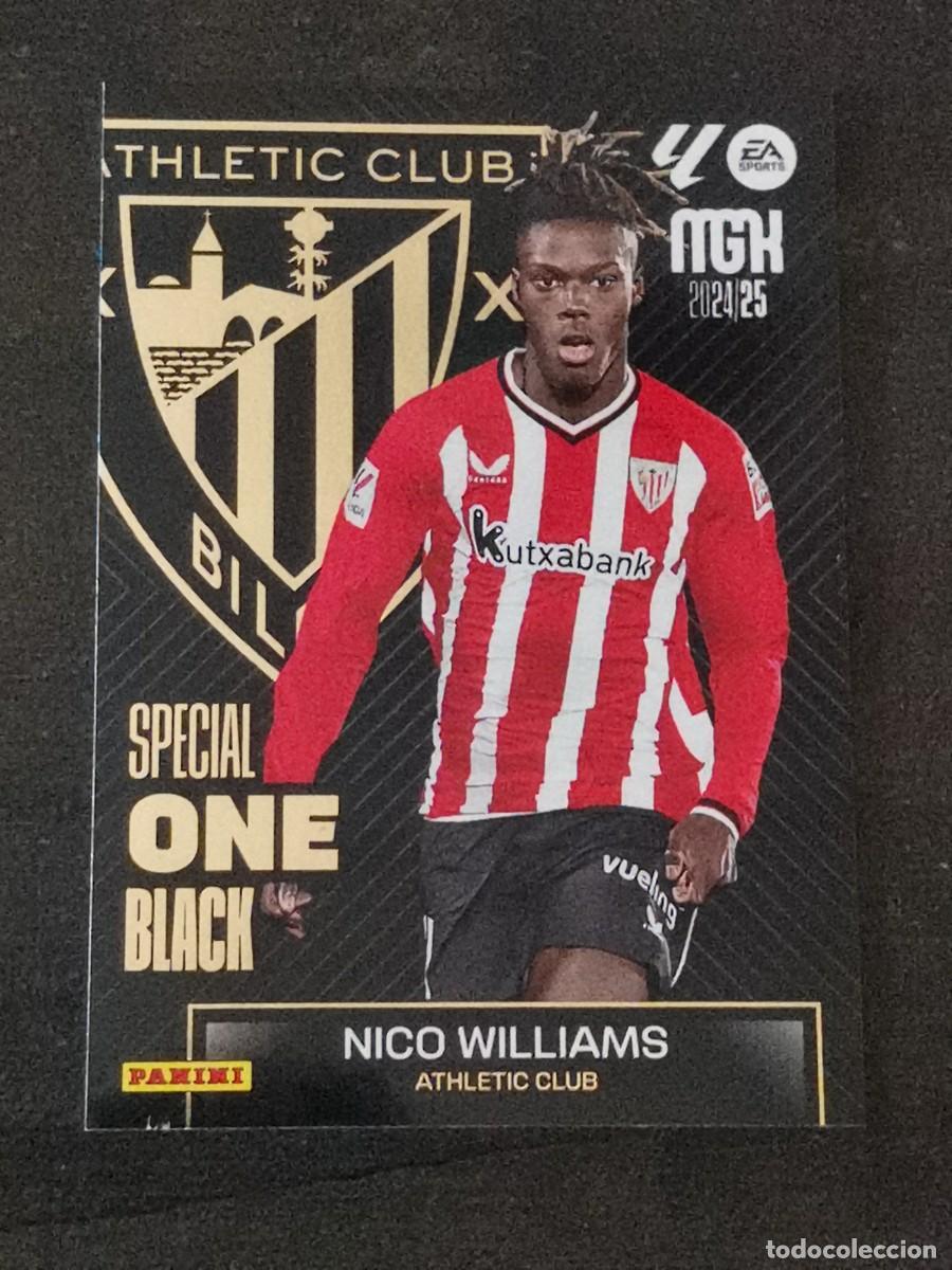 Cromos de f&uacute;tbol: Panini Megacracks 2024/25 Special One Black Nico Williams Athletic Club