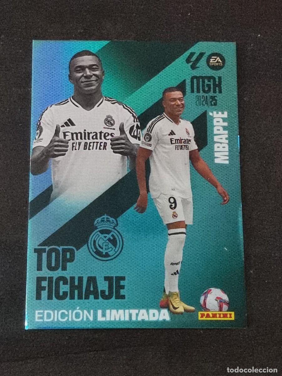 Cromos de f&uacute;tbol: Panini Megacracks 2024/25 Edici&oacute;n Limitada Mbapp&eacute; Real Madrid
