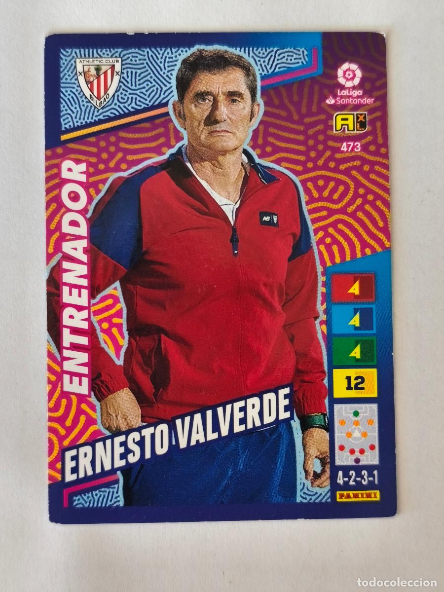 Cromos de f&uacute;tbol: CROMO ADRENALYN LIGA SANTANDER 2022 2023 - No 473 ERNESTO VALVERDE - ATHLETIC CLUB BILBAO