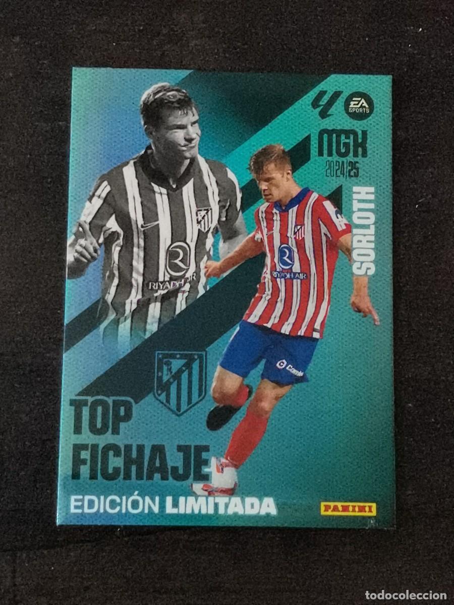 Cromos de f&uacute;tbol: Panini Megacracks 2024/25 Edici&oacute;n Limitada Sorloth Atl&eacute;tico de Madrid