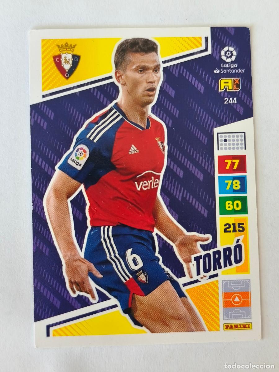 Cartes &agrave; collectionner de Football: CROMO ADRENALYN LIGA SANTANDER 2022 2023 - No 244 TORR&Oacute; - OSASUNA