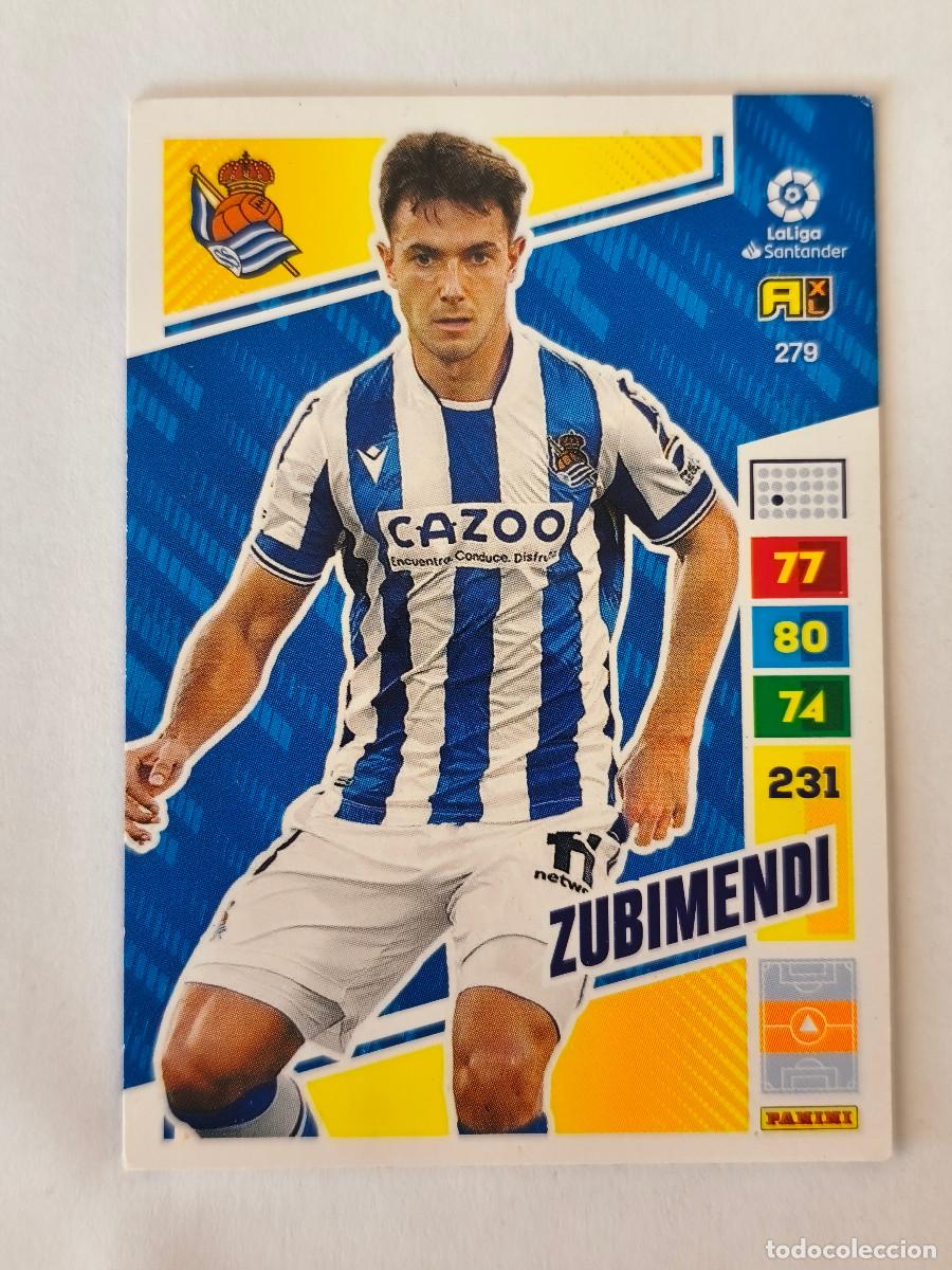 Cromos de f&uacute;tbol: CROMO ADRENALYN LIGA SANTANDER 2022 2023 - No 279 ZUBIMENDI - REAL SOCIEDAD