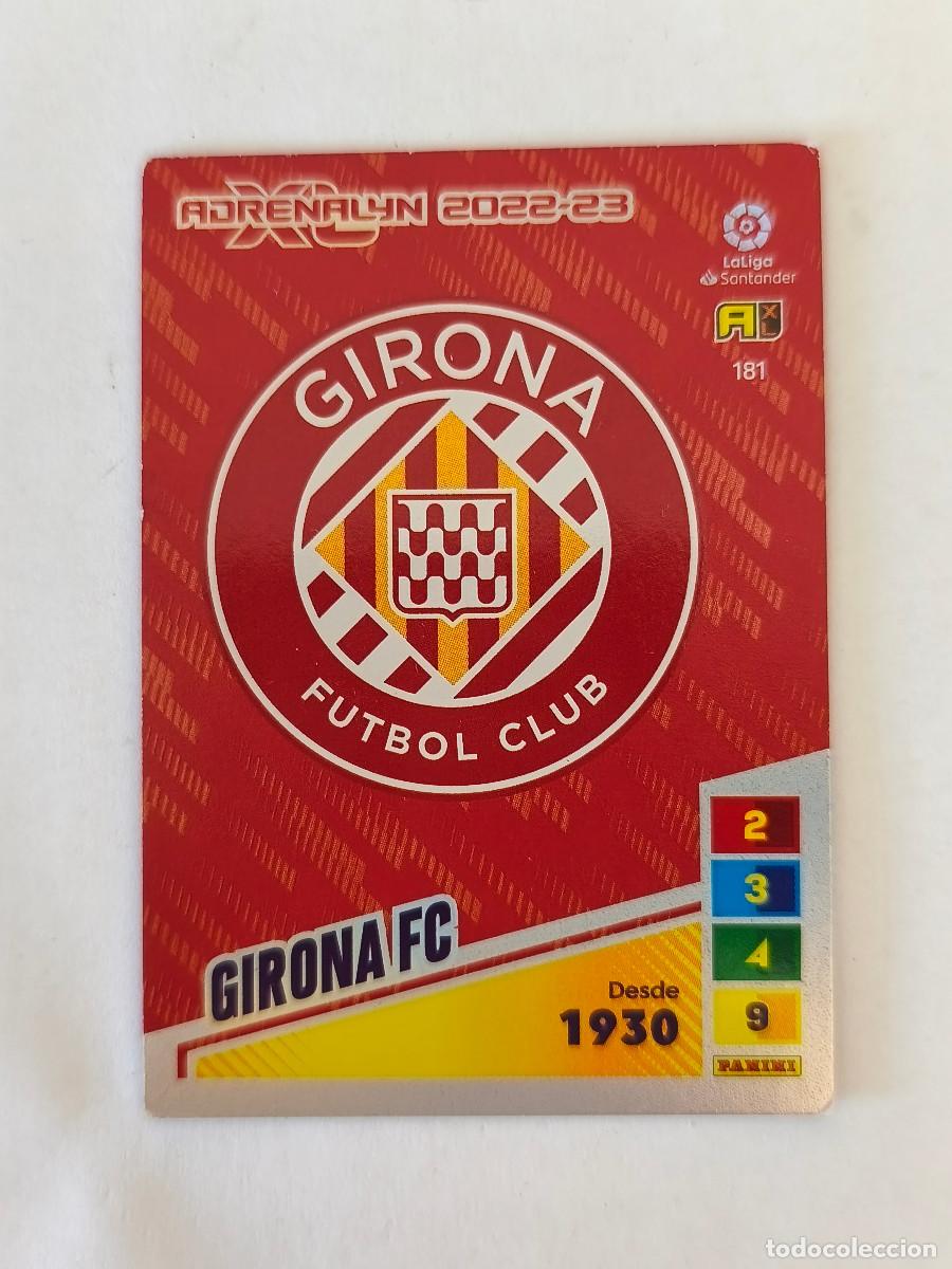 Cromos de f&uacute;tbol: CROMO ADRENALYN LIGA SANTANDER 2022 2023 - No 181 GIRONA FC - ESCUDO