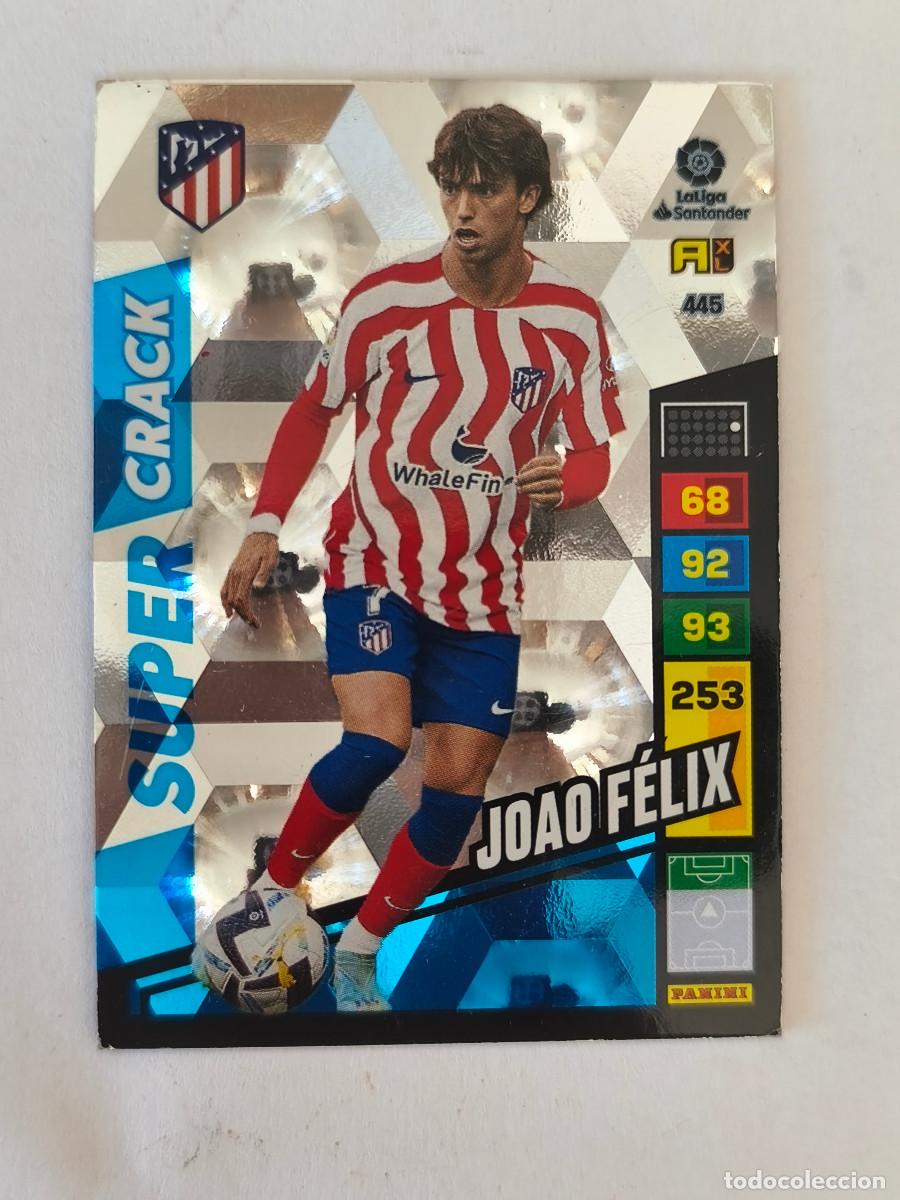 Cromos de f&uacute;tbol: CROMO ADRENALYN LIGA SANTANDER 2022 2023 - No 445 JOAO F&Eacute;LIX / SUPER CRACK - ATLETICO DE MADRID