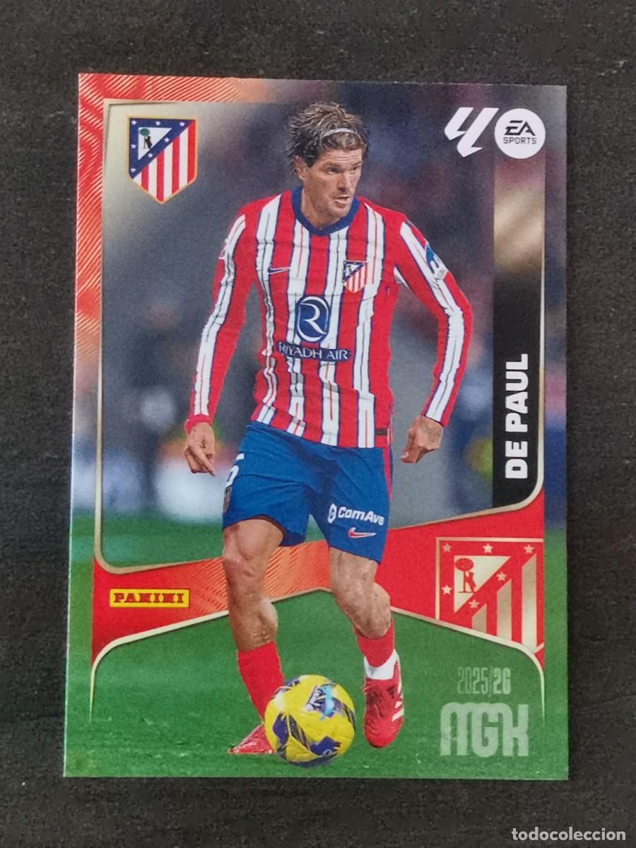 Cromos de f&uacute;tbol: Panini Megacracks 2025/26 #64 De Paul Atl&eacute;tico de Madrid