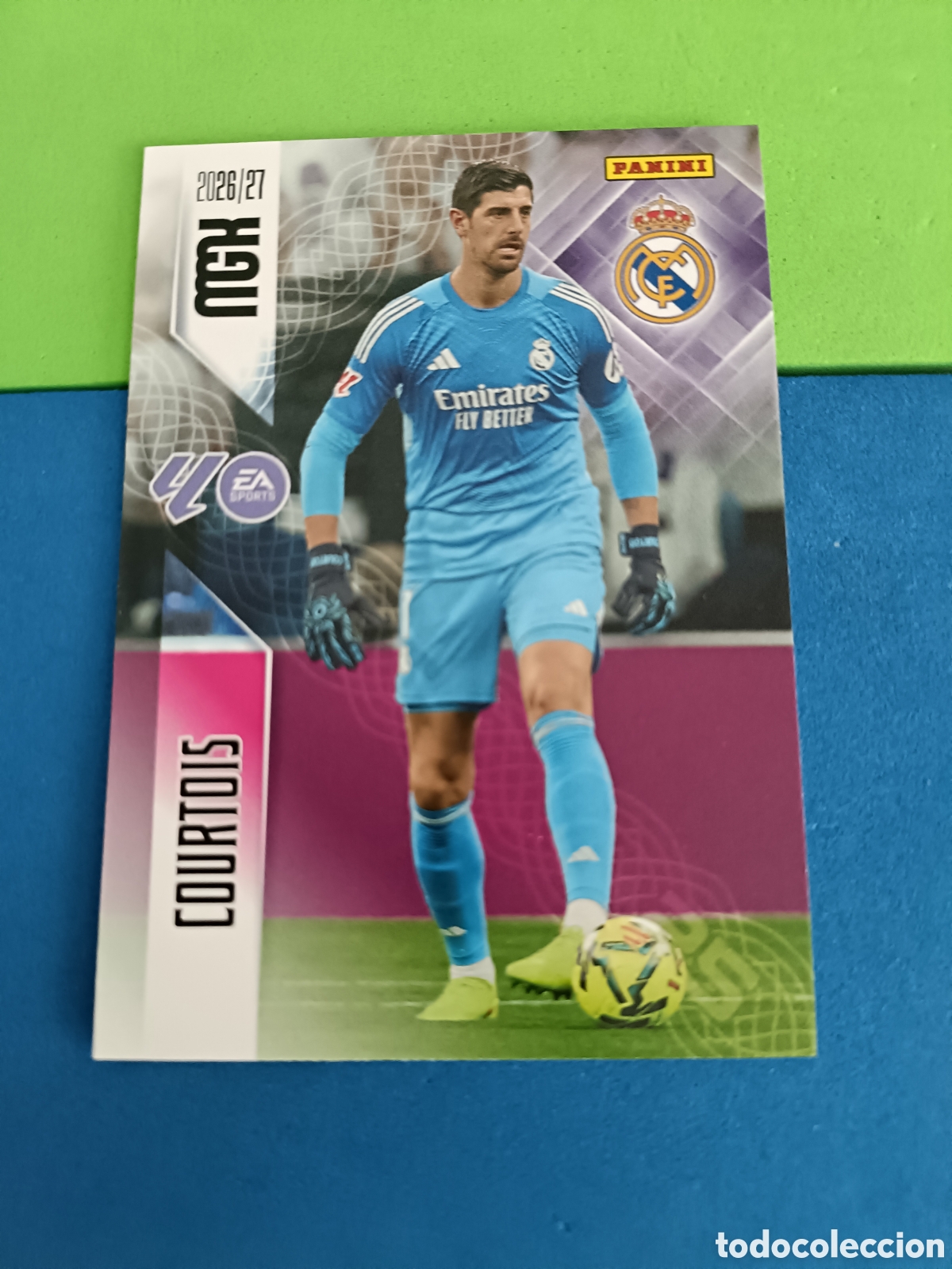 Football Stickers: PANINI 2026 2027 MGK MEGACRACKS 25 Aniversario - Real Madrid 218 Courtois