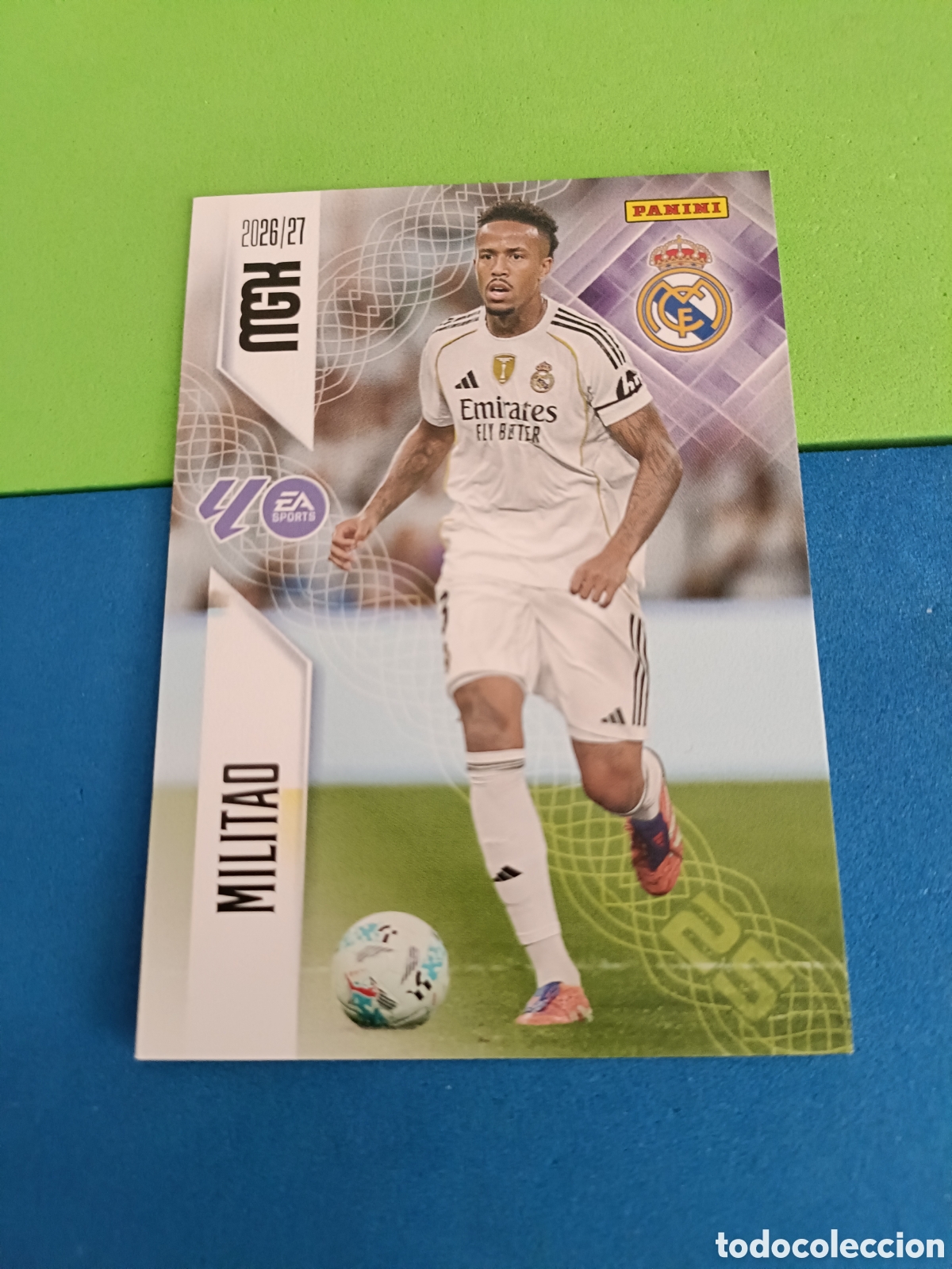 Cartes &agrave; collectionner de Football: PANINI 2026 2027 MGK MEGACRACKS 25 Aniversario - Real Madrid 221 Militao