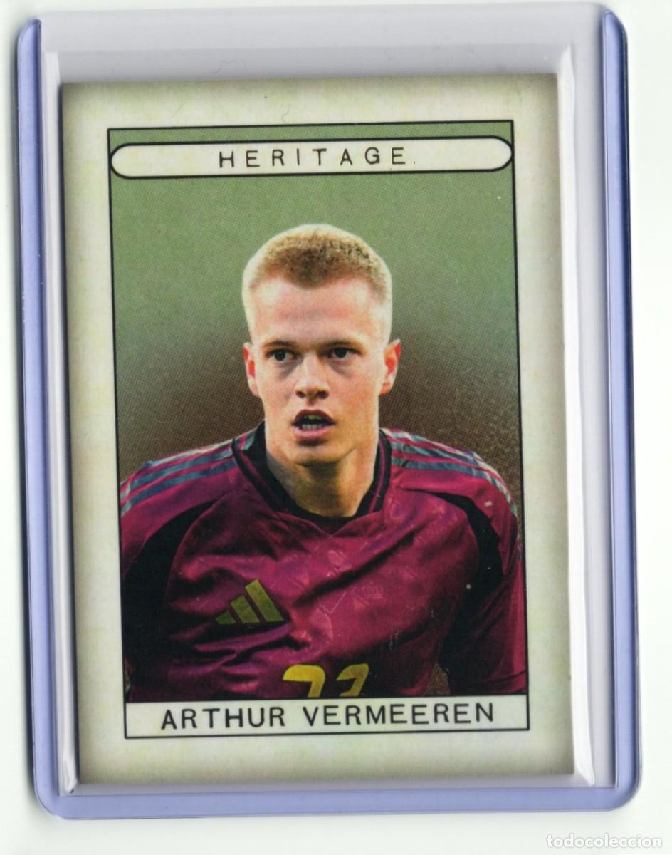 Cartes &agrave; collectionner de Football: Arthur Vermeeren Futera Unique Heritage 2024 Numerada 32 /35