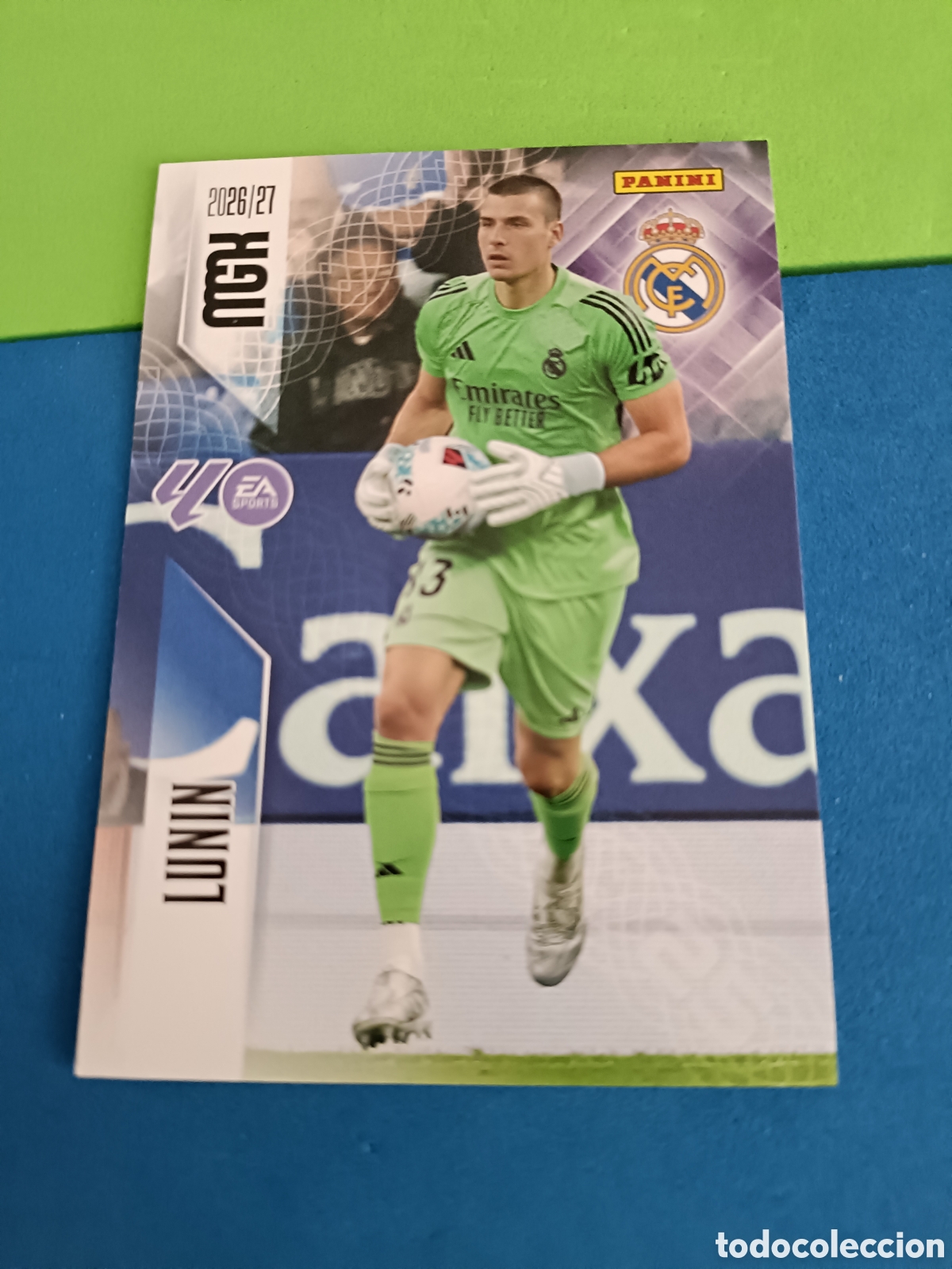 Cartes &agrave; collectionner de Football: PANINI 2026 2027 MGK MEGACRACKS 25 Aniversario - Real Madrid 219 Lunin