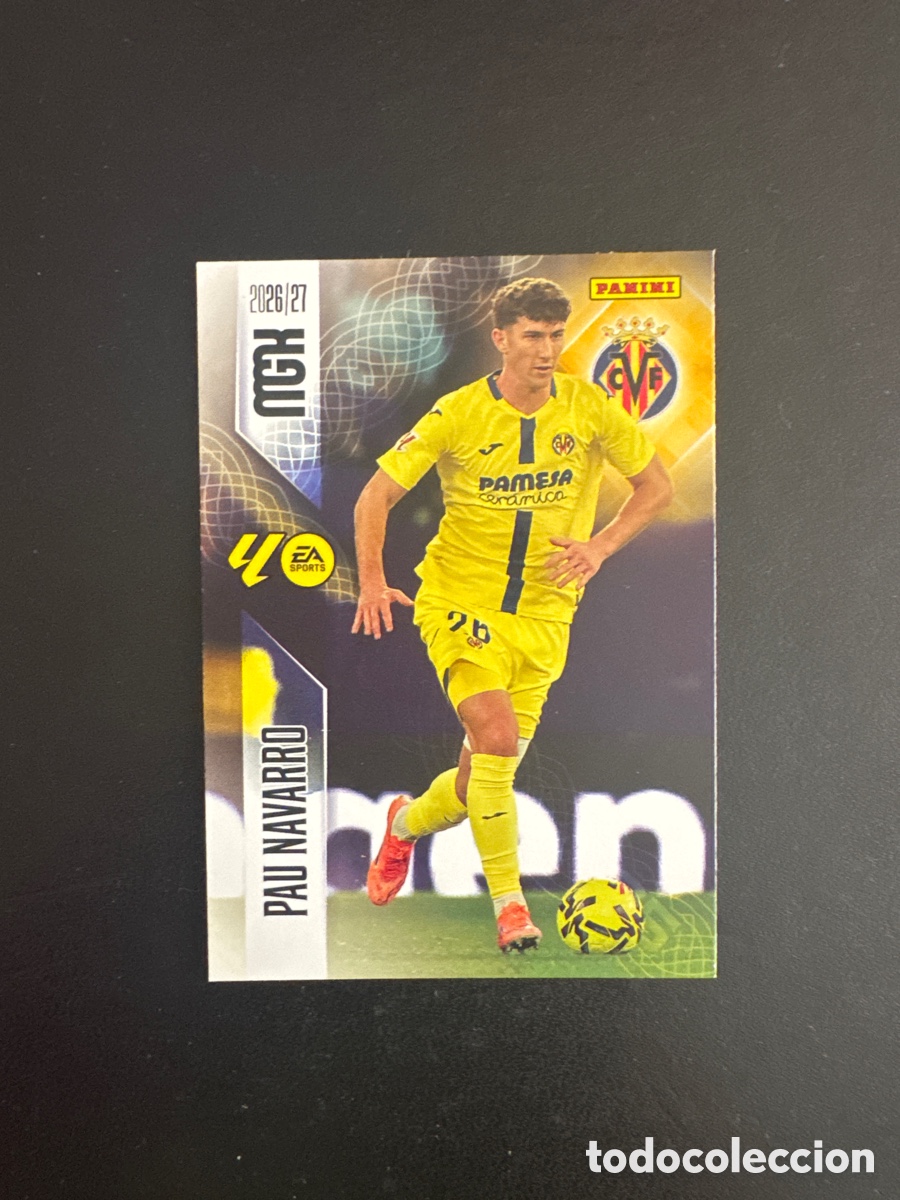Cromos de f&uacute;tbol: PAU NAVARRO VILLARREAL N&Uacute;MERO 365 MEGACRACKS 2026 2027