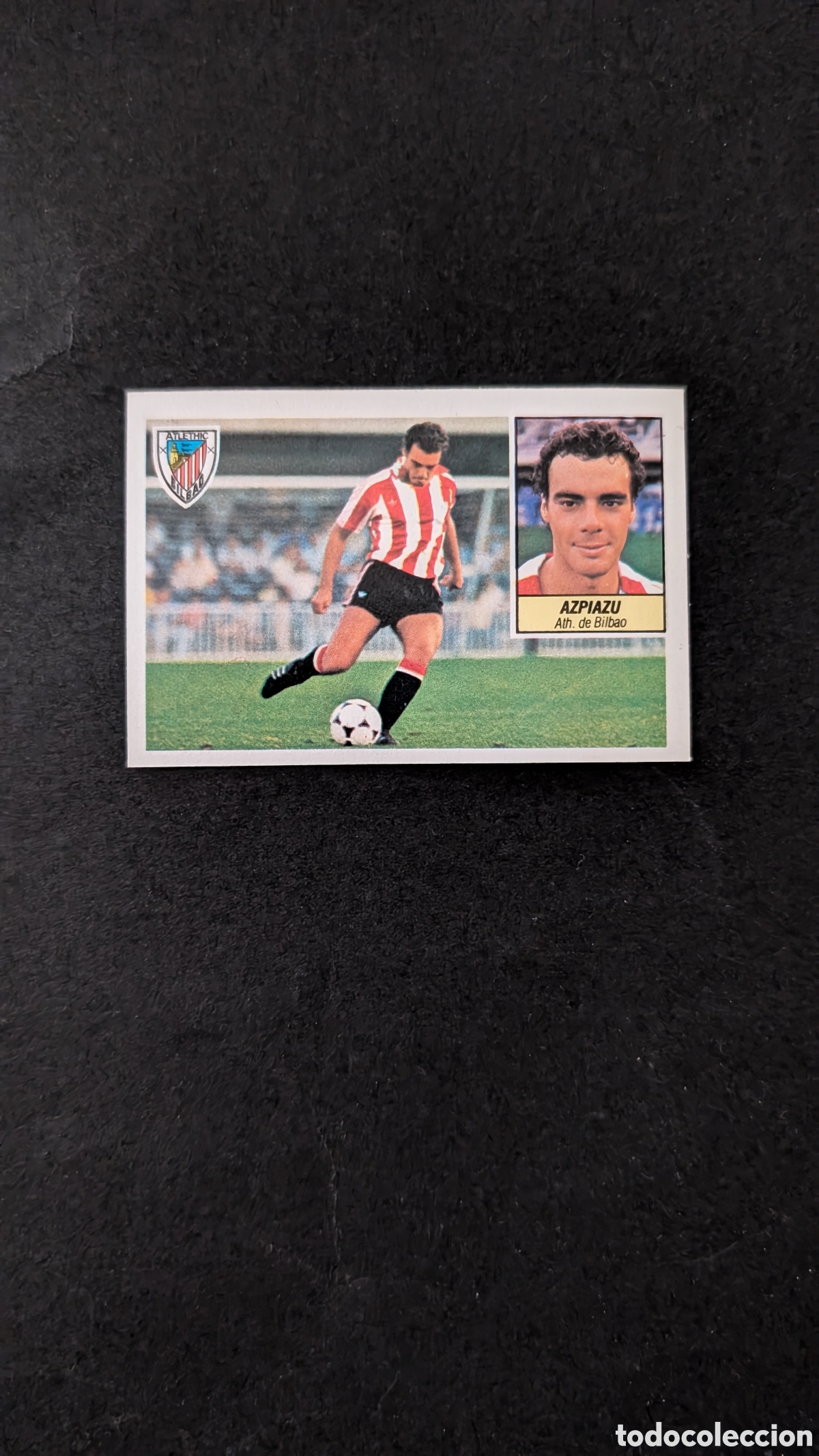 Figurine di Calcio: L1 AZPIAZU BILBAO FICHAJE 2 LIGA ESTE 1984/85 84 85 NUNCA PEGADO SIN PEGAR
