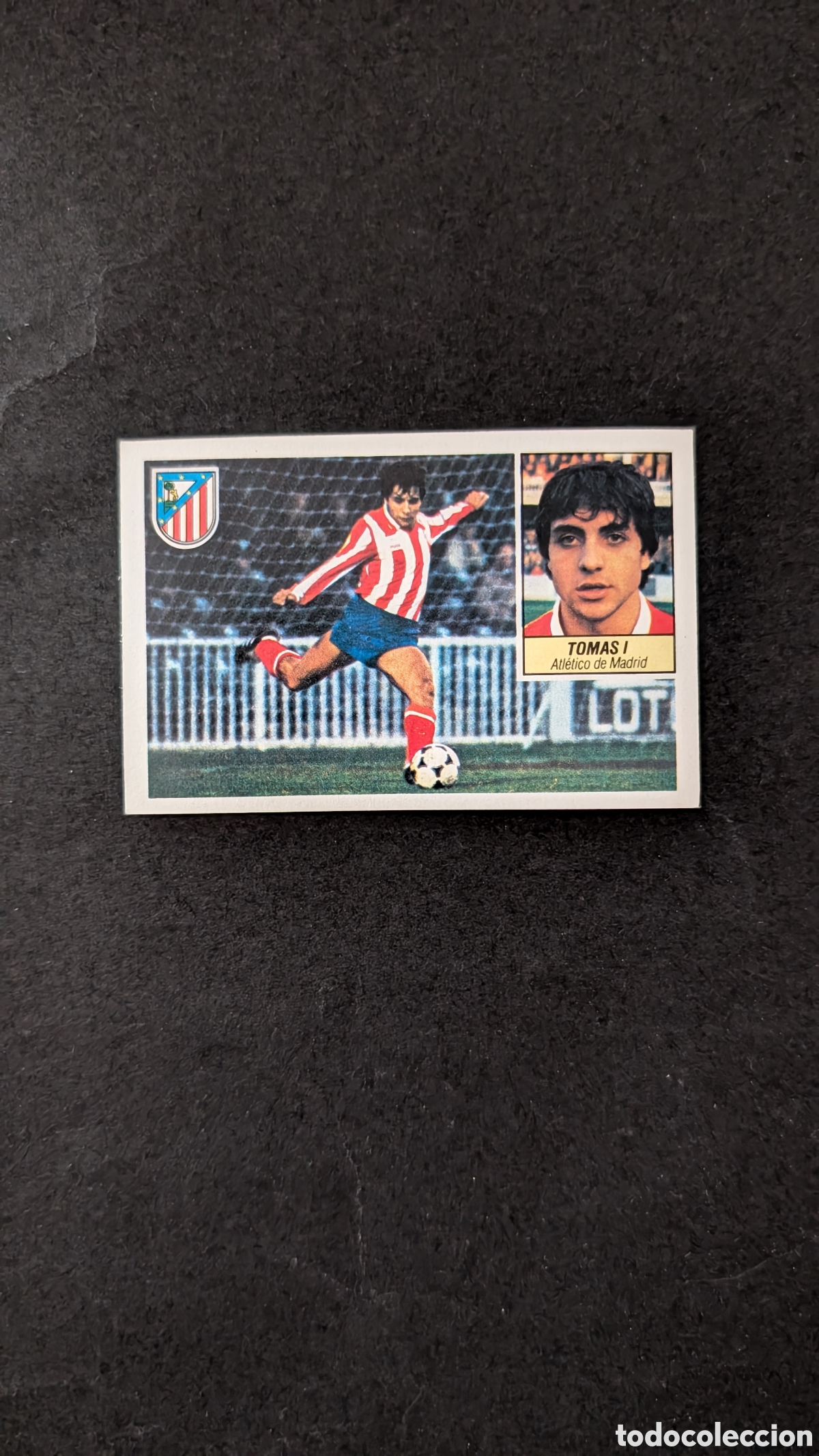 Figurine di Calcio: L1 TOMAS ATLETICO MADRID FICHAJE 5 LIGA ESTE 1984/85 84 85 NUNCA PEGADO SIN PEGAR
