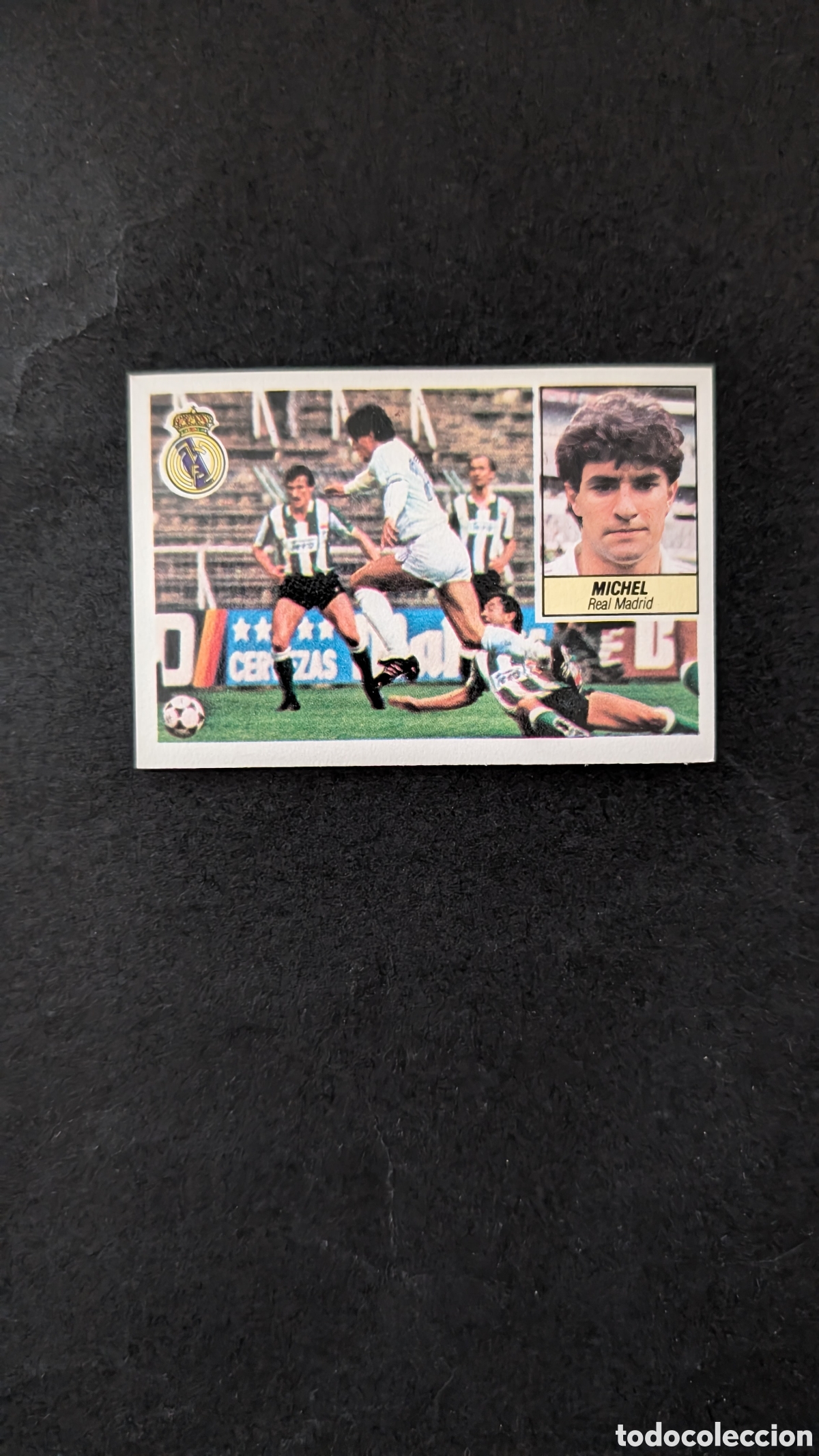 Cartes &agrave; collectionner de Football: L1 MICHEL REAL MADRID FICHAJE 6 ROOKIE LIGA ESTE 1984/85 84 85 NUNCA PEGADO SIN PEGAR