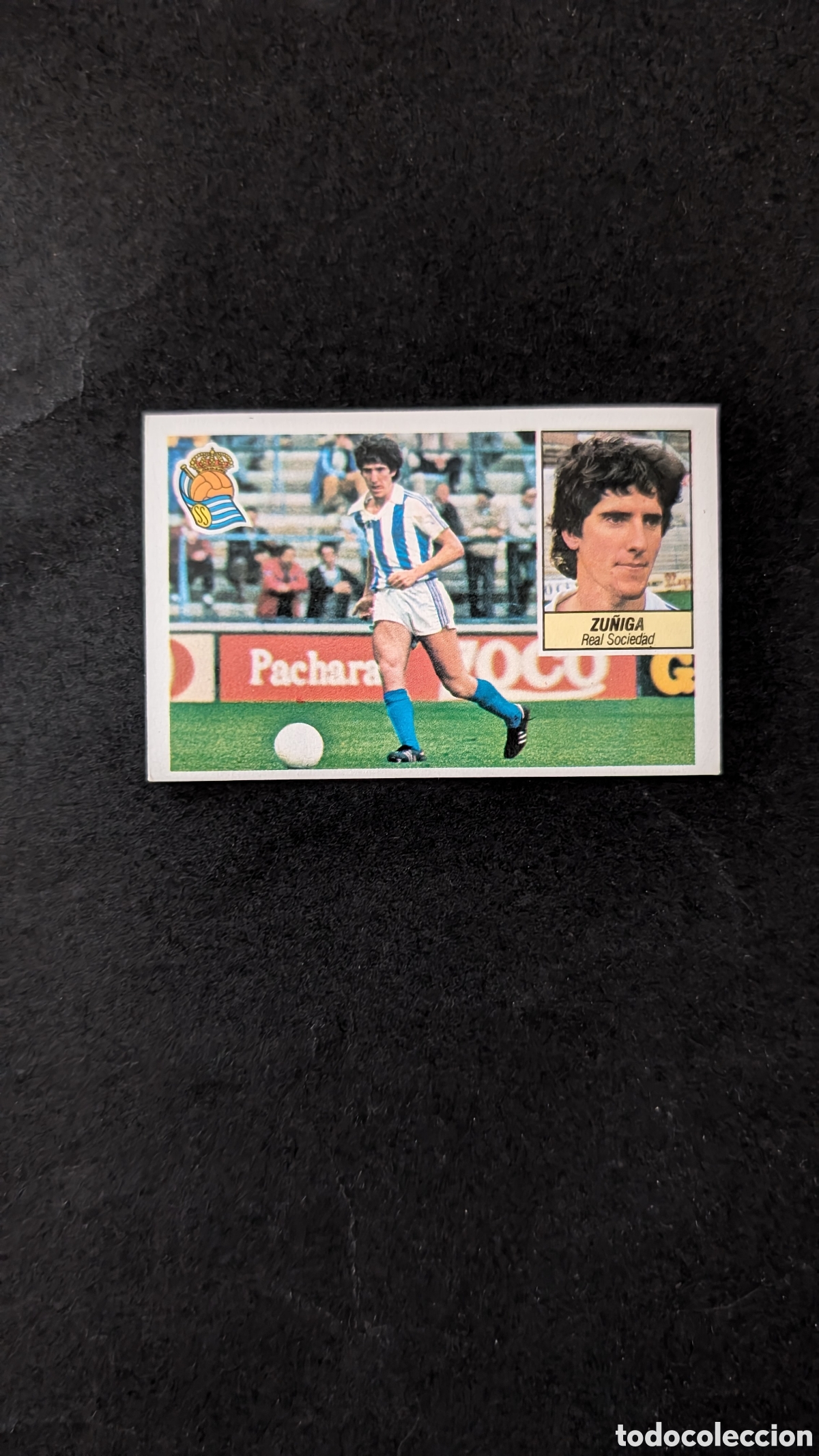 Cromos de f&uacute;tbol: L1 ZU&Ntilde;IGA REAL SOCIEDAD FICHAJE 8 LIGA ESTE 1984/85 84 85 NUNCA PEGADO SIN PEGAR