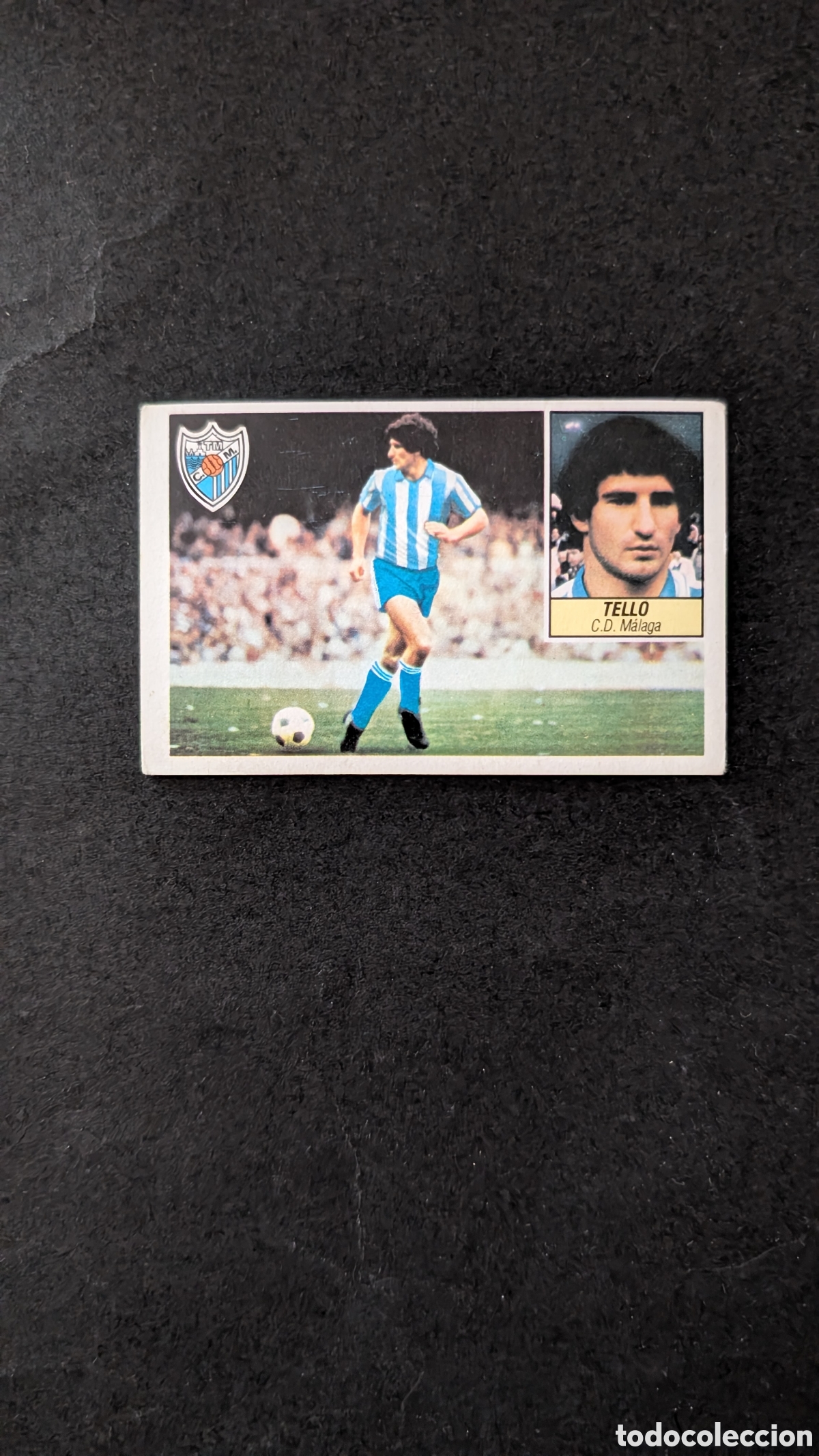 Cromos de f&uacute;tbol: L1 TELLO MALAGA FICHAJE 11 VERSION LIGA ESTE 1984/85 84 85 NUNCA PEGADO SIN PEGAR