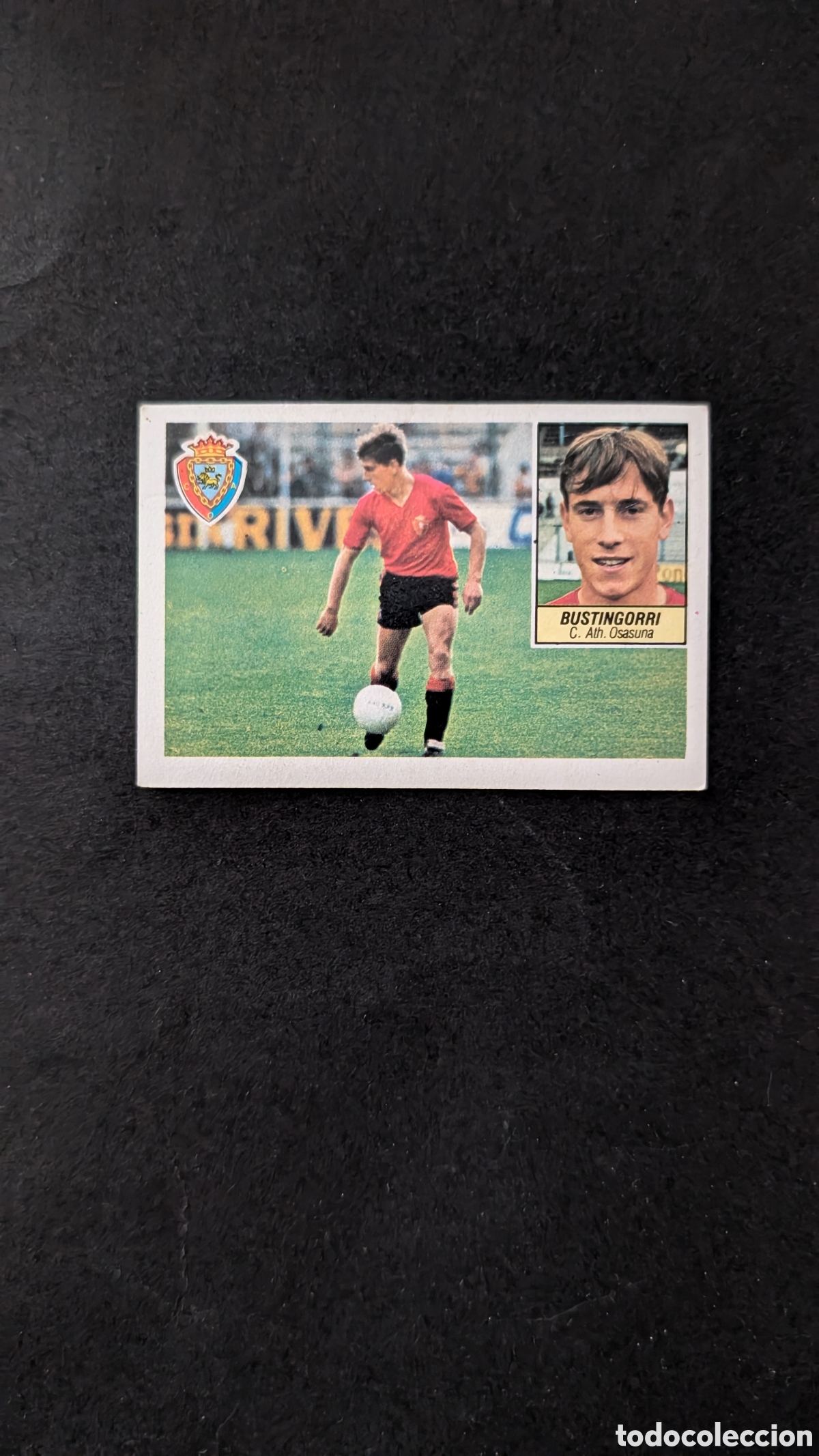 Cartes &agrave; collectionner de Football: L1 BUSTINGORRI OSASUNA FICHAJE 17 LIGA ESTE 1984/85 84 85 NUNCA PEGADO SIN PEGAR