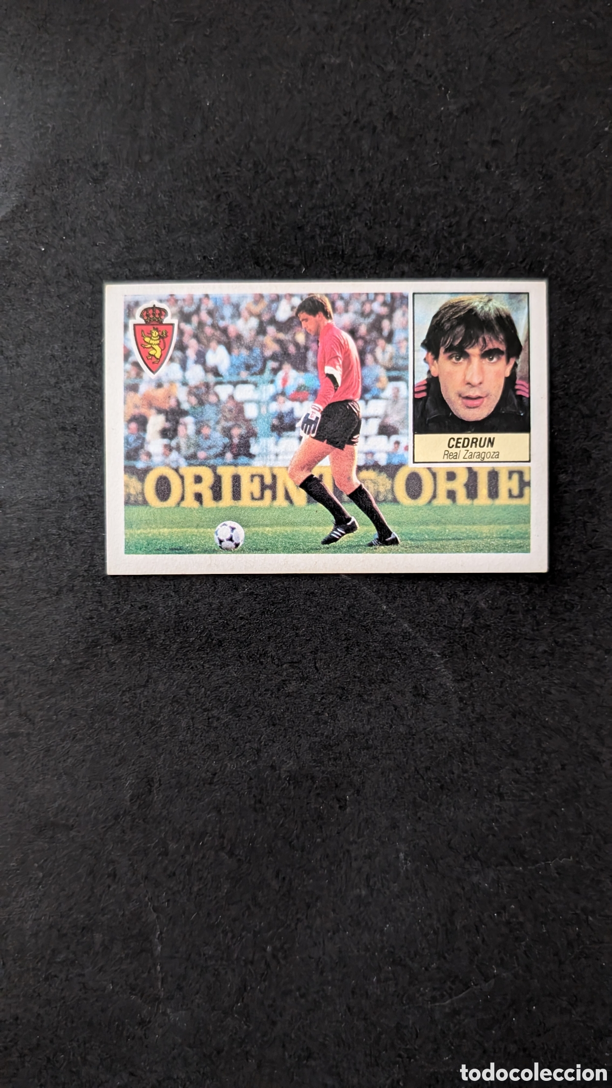 Football Stickers: L1 CEDRUN ZARAGOZA FICHAJE 23 LIGA ESTE 1984/85 84 85 NUNCA PEGADO SIN PEGAR