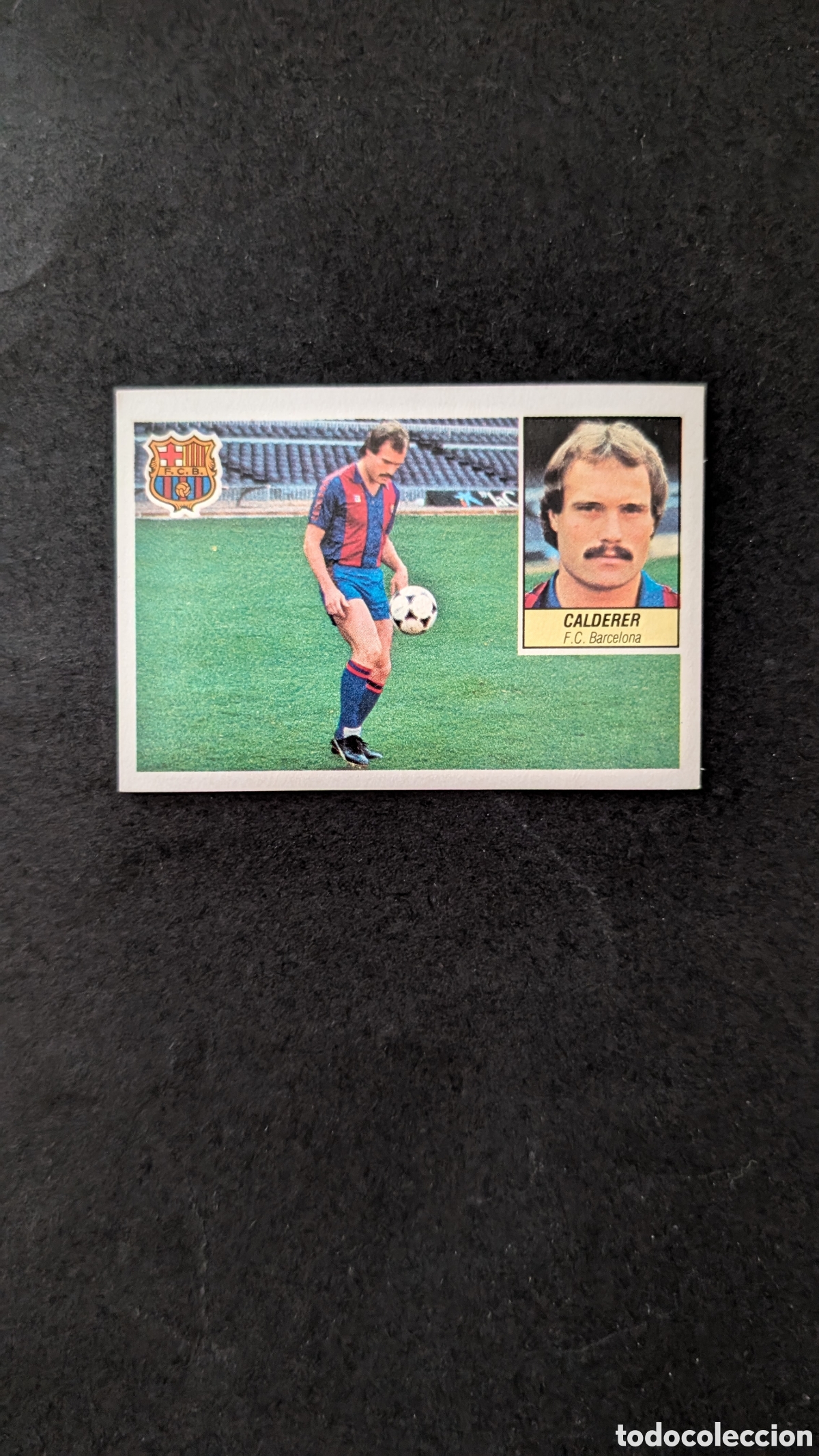 Football Stickers: L1 CALDERER BARCELONA FICHAJE 27 LIGA ESTE 1984/85 84 85 NUNCA PEGADO SIN PEGAR