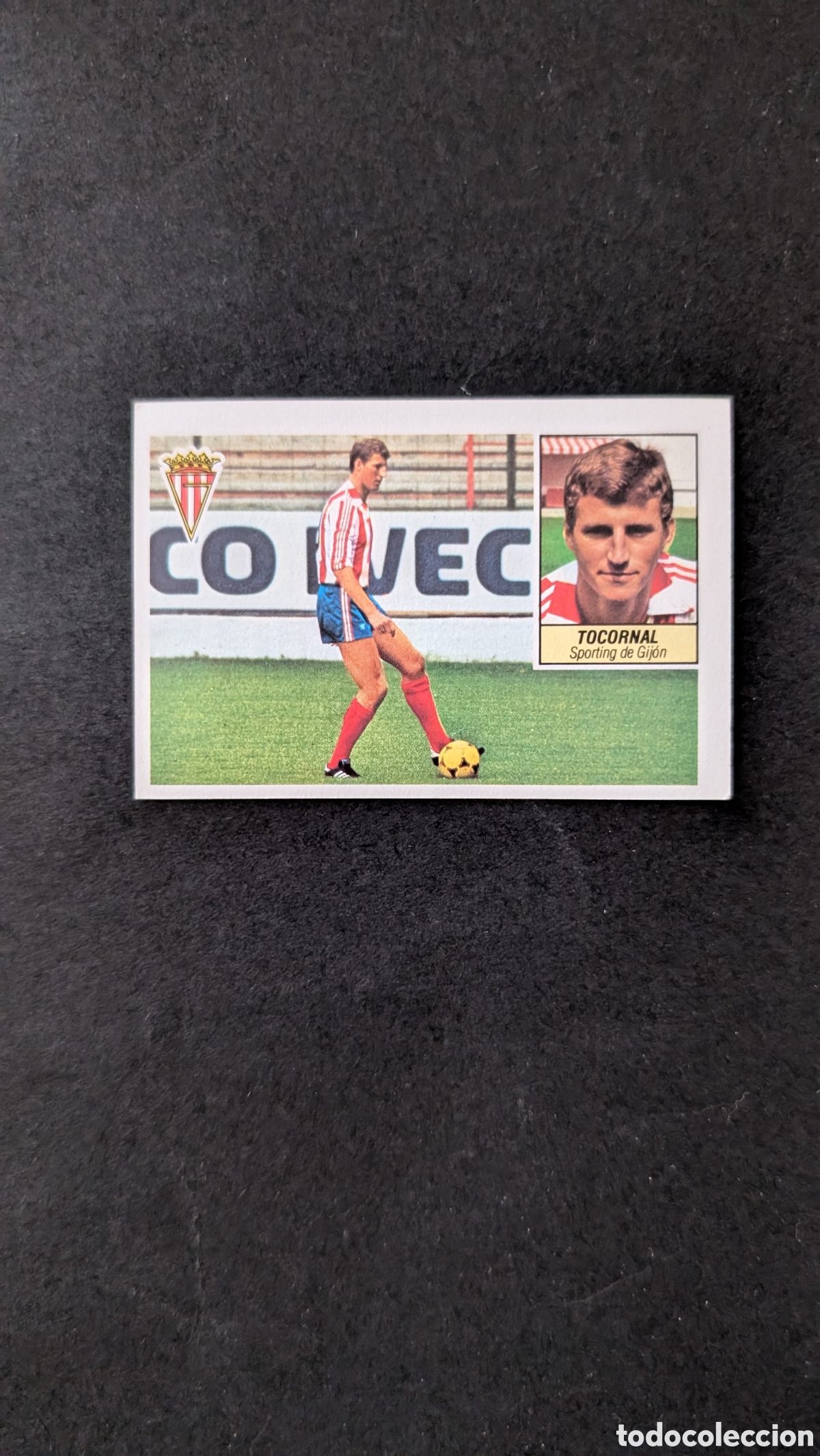 Cromos de f&uacute;tbol: L1 TOCORNAL SPORTING GIJON FICHAJE 28 LIGA ESTE 1984/85 84 85 NUNCA PEGADO SIN PEGAR