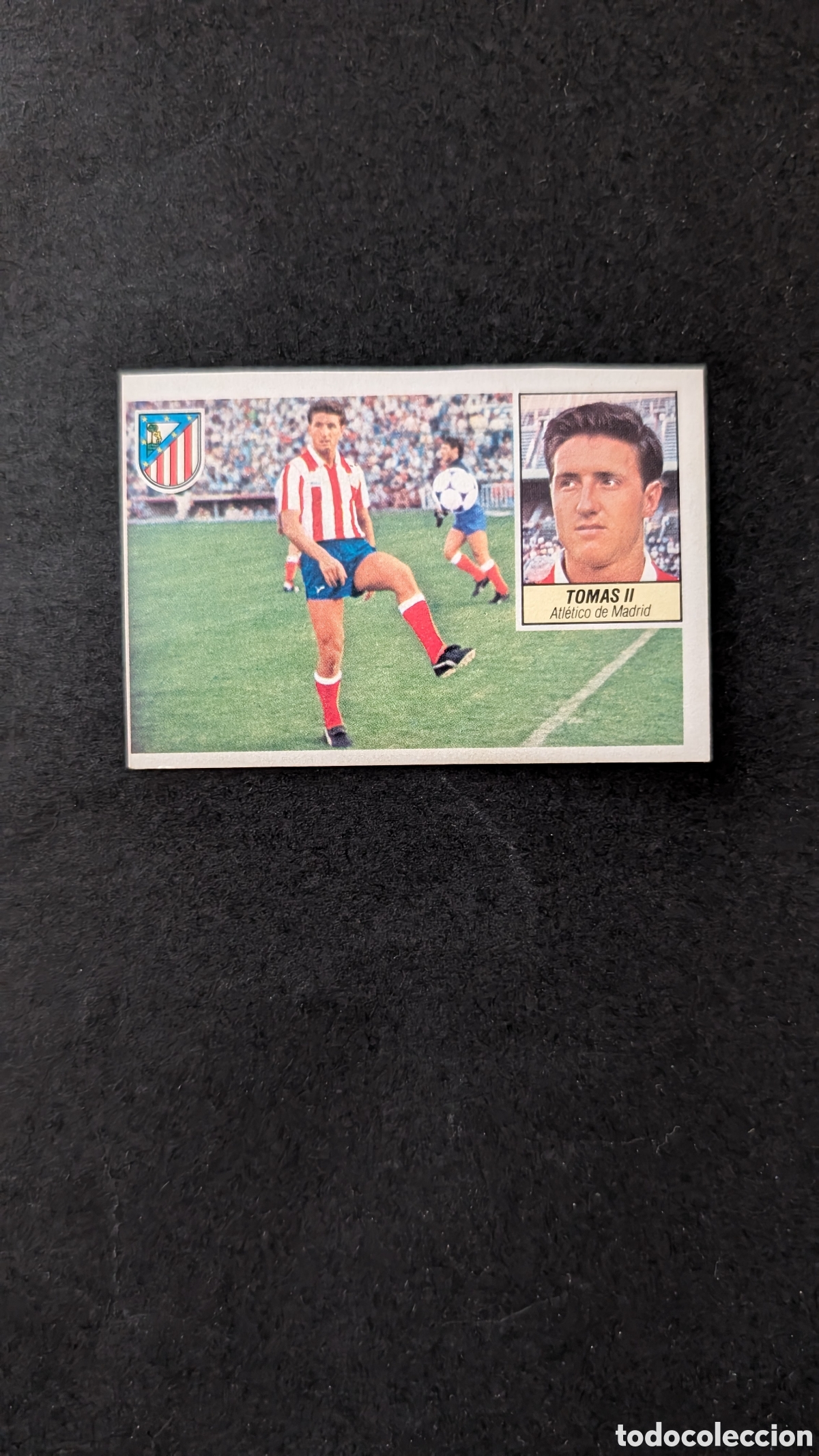 Cromos de f&uacute;tbol: L1 TOMAS II ATLETICO MADRID FICHAJE 34 LIGA ESTE 1984/85 84 85 NUNCA PEGADO SIN PEGAR