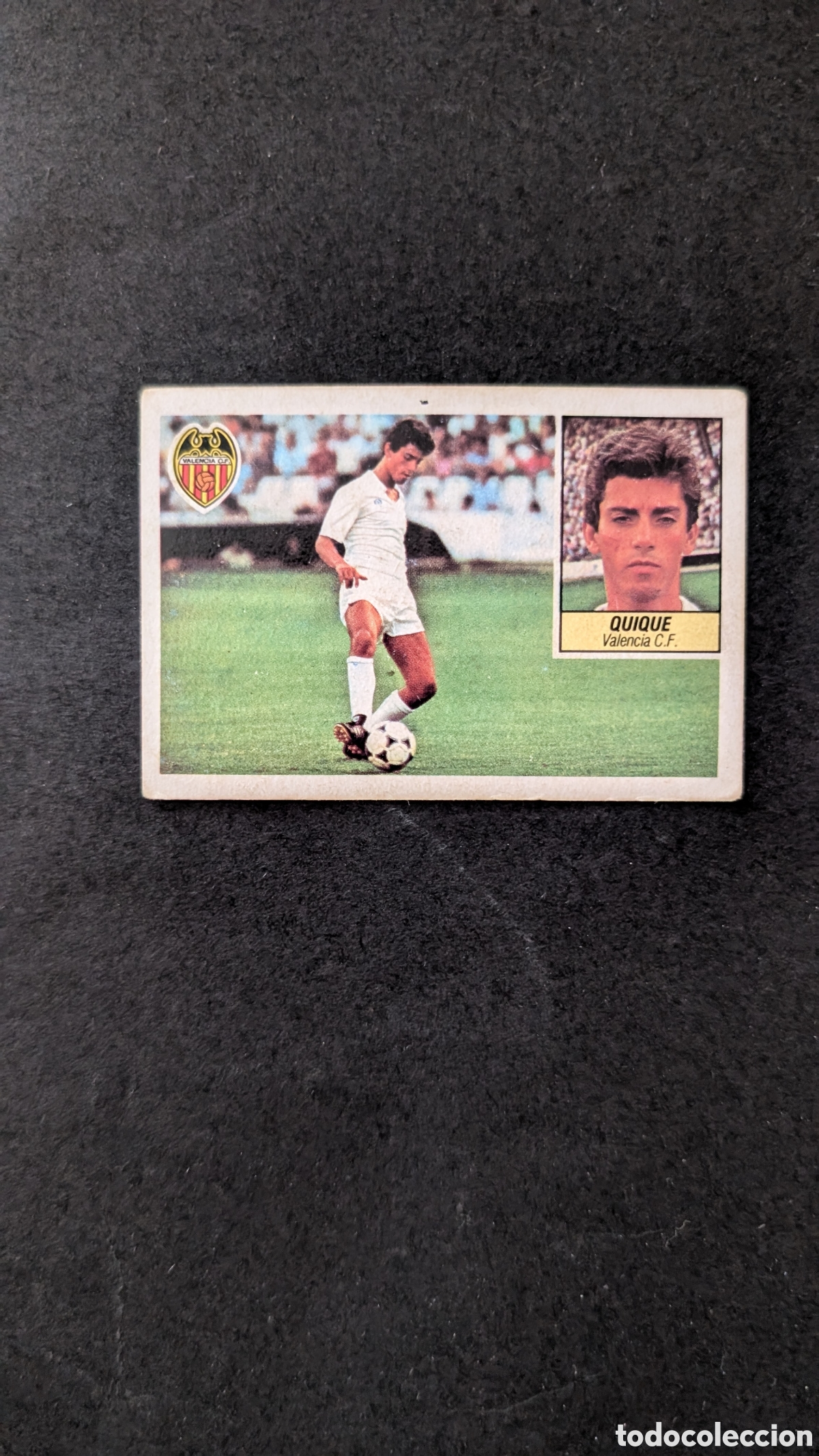 Cromos de f&uacute;tbol: L1 QUIQUE VALENCIA FICHAJE 36 LIGA ESTE 1984/85 84 85 NUNCA PEGADO SIN PEGAR