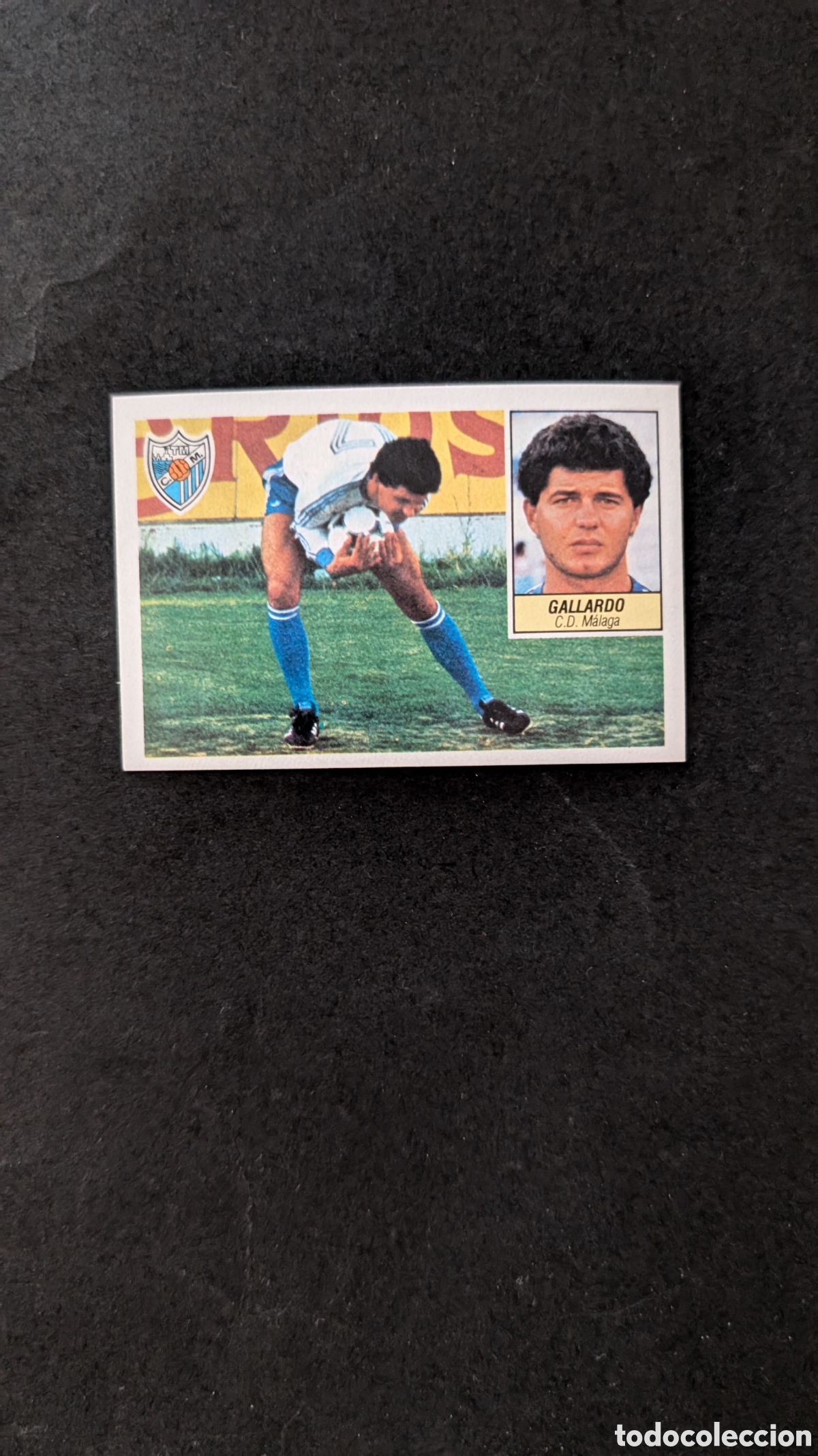 Fu&szlig;ball-Sticker: L1 GALLARDO MALAGA COLOCA LIGA ESTE 1984/85 84 85 NUNCA PEGADO SIN PEGAR