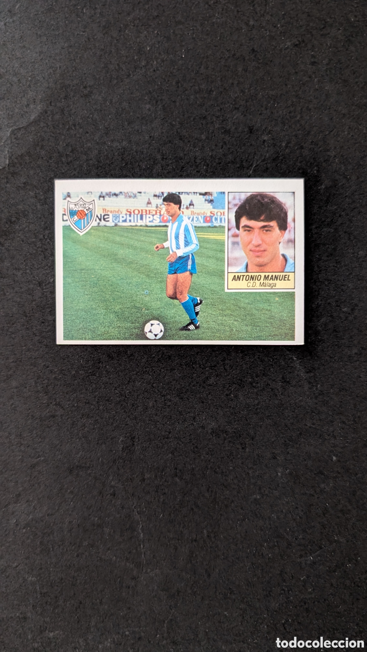 Fu&szlig;ball-Sticker: L1 ANTONIO MANUEL MALAGA COLOCA LIGA ESTE 1984/85 84 85 NUNCA PEGADO SIN PEGAR