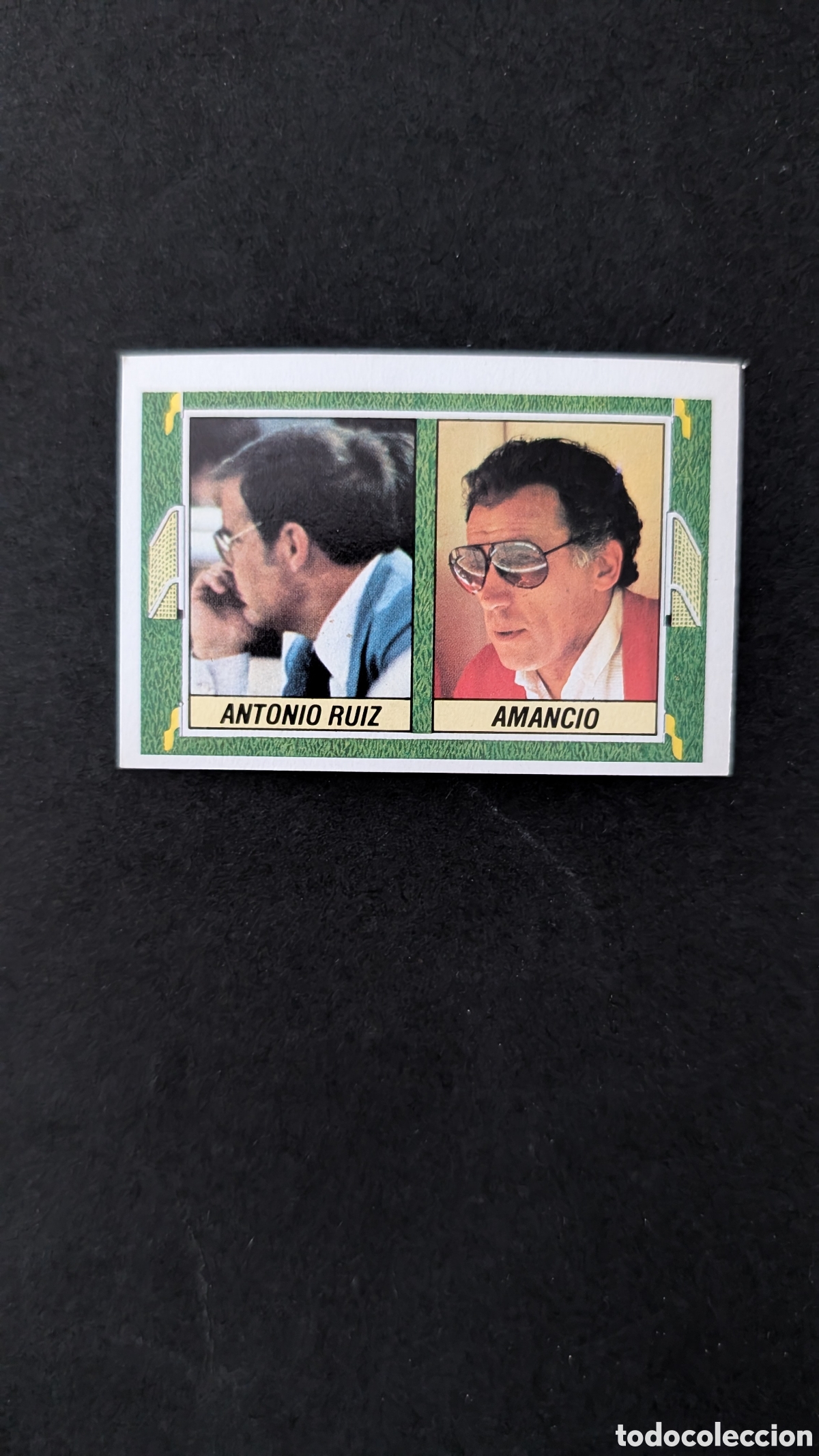 Cromos de f&uacute;tbol: L1 ANTONIO RUIZ AMANCIO ENTRENADORES VERSION LIGA ESTE 1984/85 84 85 NUNCA PEGADO SIN PEGAR