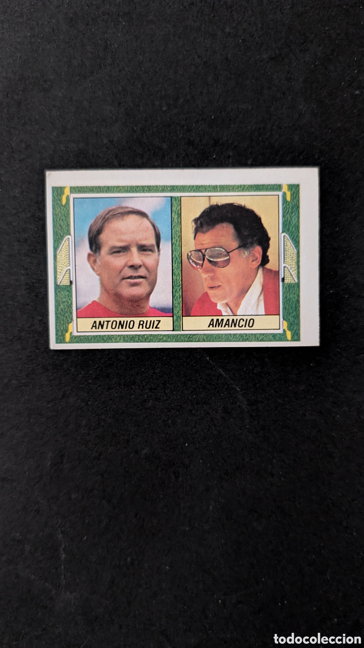 Cromos de f&uacute;tbol: L1 ANTONIO RUIZ AMANCIO ENTRENADORES VERSION LIGA ESTE 1984/85 84 85 NUNCA PEGADO SIN PEGAR