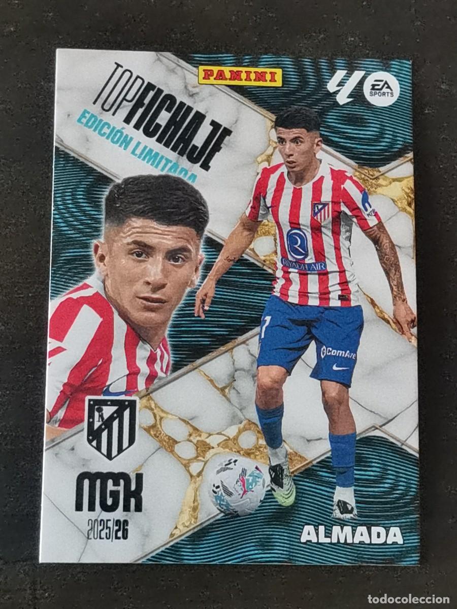 Cromos de f&uacute;tbol: Panini Megacracks 2025/26 Edici&oacute;n Limitada Almada Atl&eacute;tico de Madrid